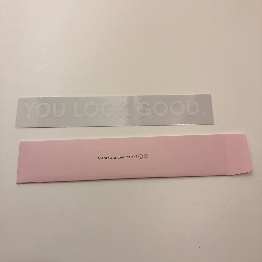 ✨ New Glossier You Look Good sticker